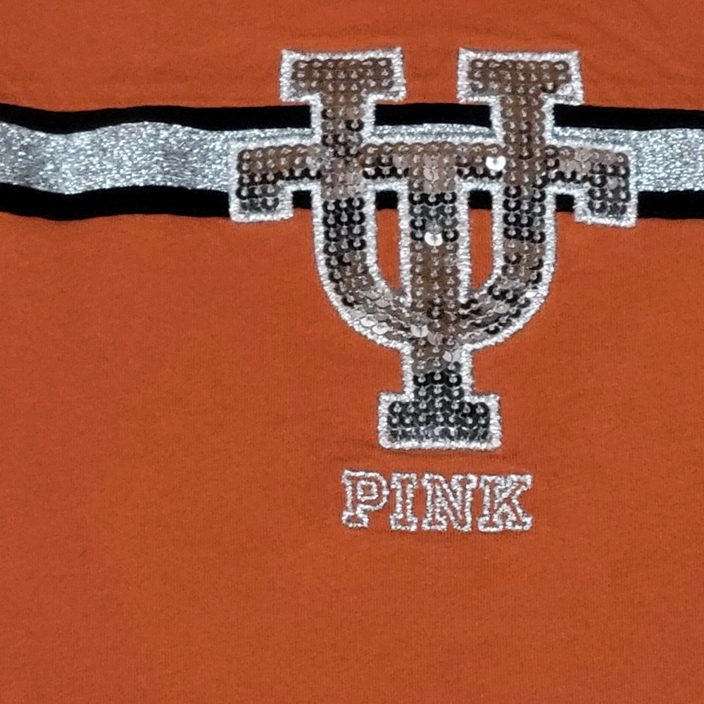 Victorias Secret University Of Texas Longhorns Womens Lg College Spirt Tee - Picture 2 of 10